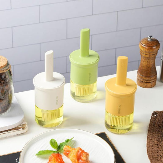 Oil brush jar