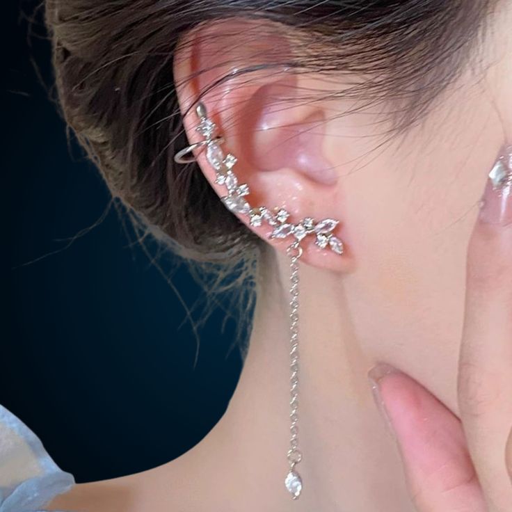 Earring Butterfly Chain