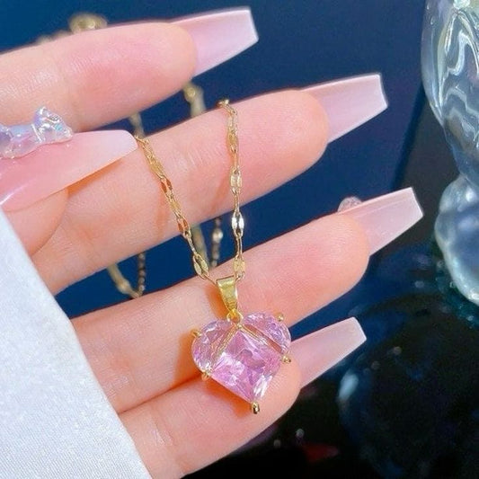 Heart Pendant Pink